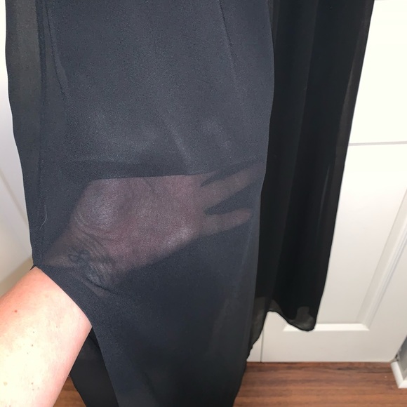 Dressy Black Maxi Dress - Picture 3 of 7